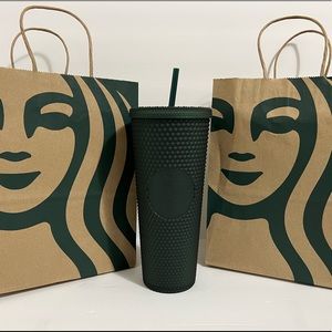 Starbucks Matte Green Studded Tumbler - 24oz